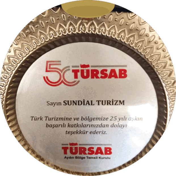 TÜRSAB 50th Anniversary Plaque